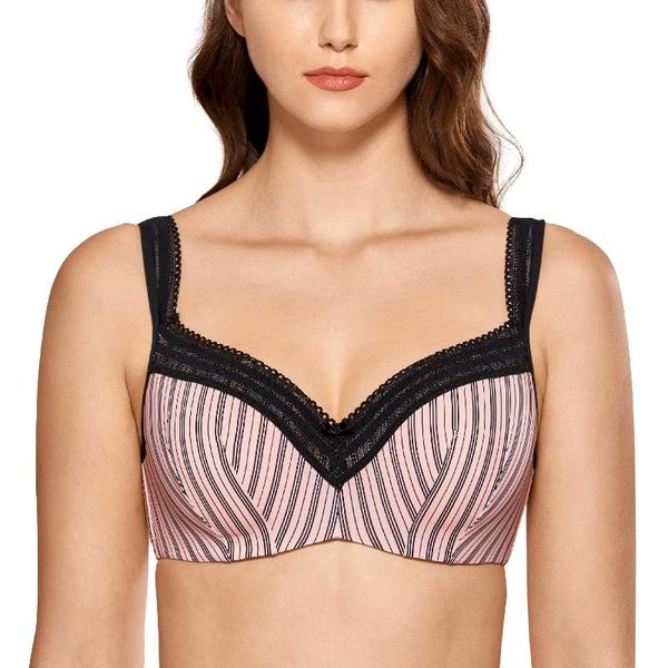 women's smooth full figure balconette bra push up lace lightly padded underwire plus size, Red;black
women's smooth full figure balconette bra push up lace lightly padded underwire plus size, Red;black