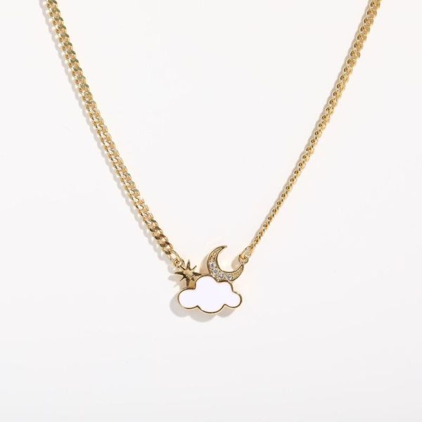 pendant necklaces simple niche design sense star moon cloud necklace autumn and winter product sweater chain, Silver
pendant necklaces simple niche design sense star moon cloud necklace autumn and winter product sweater chain, Silver