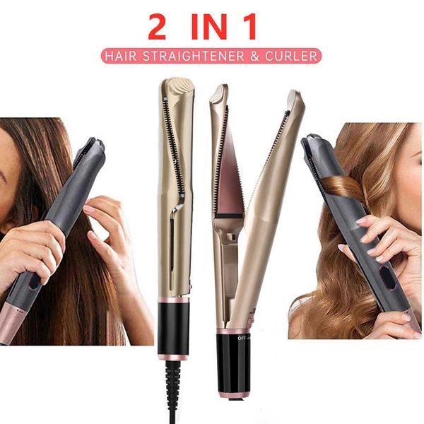 2 in 1 straightener and curler curling all types tourmaline ceramic twisted flat iron for hair styling
2 in 1 straightener and curler curling all types tourmaline ceramic twisted flat iron for hair styling