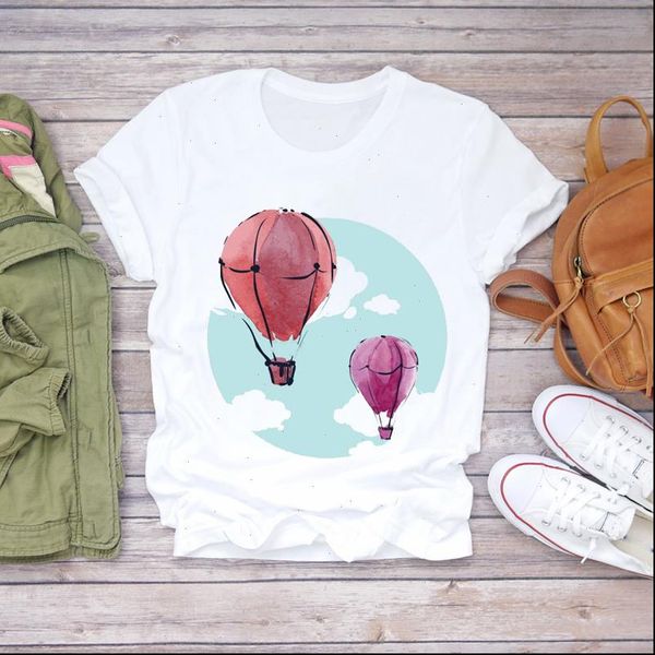 women watercolor cartoon balloon love fashion ladies print lady t shirts womens graphic t shirt female tee t shirt, White
women watercolor cartoon balloon love fashion ladies print lady t shirts womens graphic t shirt female tee t shirt, White