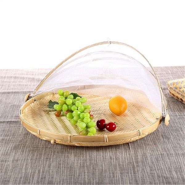 storage baskets hand-woven dustproof round picnic basket portable food serving container lightweight and easy to carry
storage baskets hand-woven dustproof round picnic basket portable food serving container lightweight and easy to carry