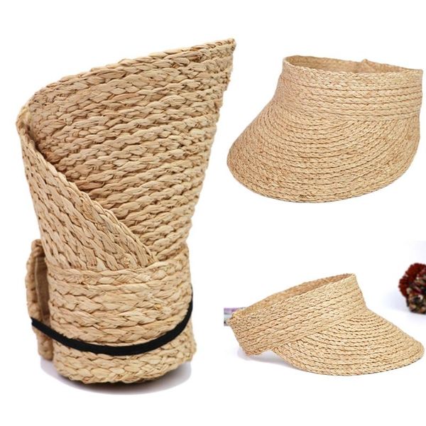 wide brim hats women woven straw open sun hat foldable roll-up beach baseball cap xx9d, Blue;gray
wide brim hats women woven straw open sun hat foldable roll-up beach baseball cap xx9d, Blue;gray