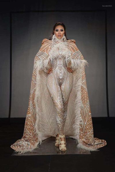 women's jumpsuits & rompers 2021 women long cloak jumpsuit outfit costumes birthday celebrate jacket set dance club bar prom singer clo, Black;white
women's jumpsuits & rompers 2021 women long cloak jumpsuit outfit costumes birthday celebrate jacket set dance club bar prom singer clo, Black;white