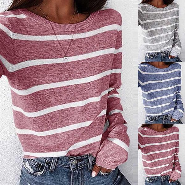 women's t-shirt stripe t shirts women medium-long causal tshirt thin o-neck korean streetwear plus size clothes 2021, White
women's t-shirt stripe t shirts women medium-long causal tshirt thin o-neck korean streetwear plus size clothes 2021, White