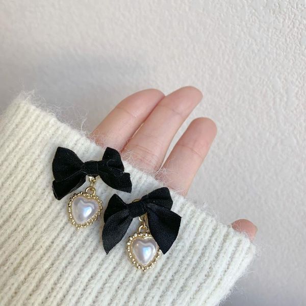 stud retro temperament black velvet bow earrings female sweet simple love fashion ear jewelry no pierced clip, Golden;silver
stud retro temperament black velvet bow earrings female sweet simple love fashion ear jewelry no pierced clip, Golden;silver