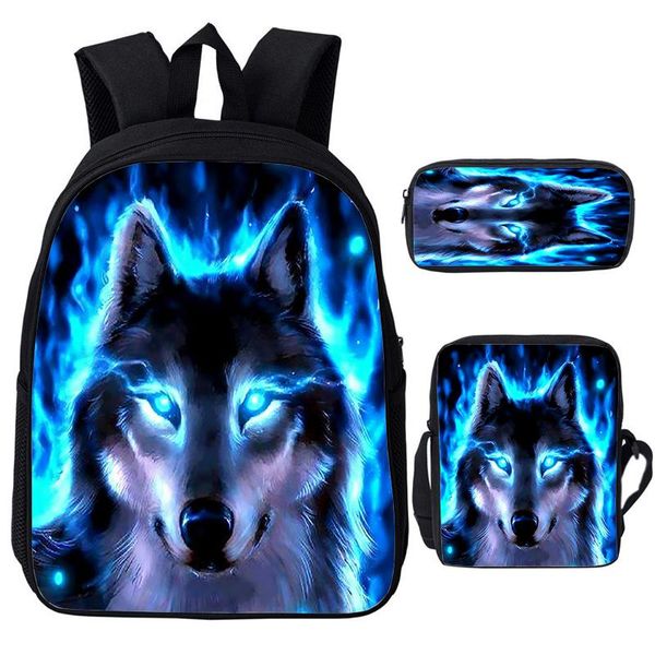 backpack cool wolf print school bags fashion bookbag for teenage boys girl 3pcs backpacks shoulder bag pencil mochila
backpack cool wolf print school bags fashion bookbag for teenage boys girl 3pcs backpacks shoulder bag pencil mochila