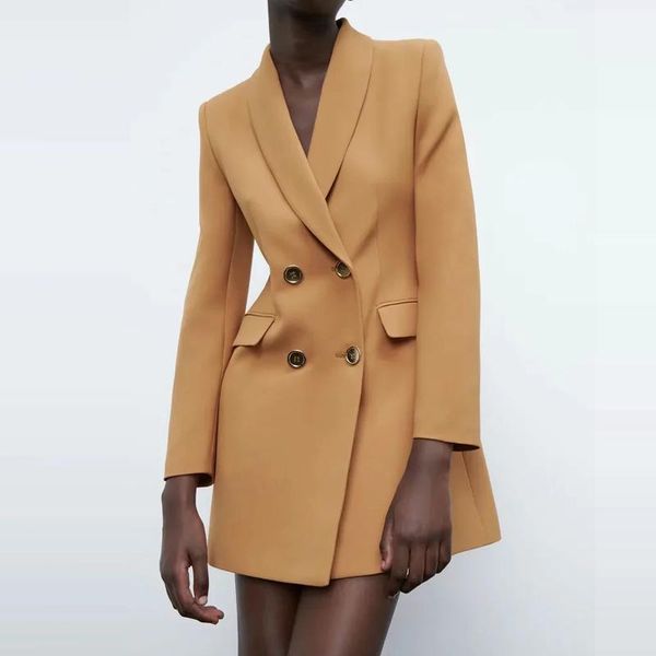 women's suits & blazers women long blazer office casual jacket woman spring double breasted womens sleeve black white, White;black
women's suits & blazers women long blazer office casual jacket woman spring double breasted womens sleeve black white, White;black