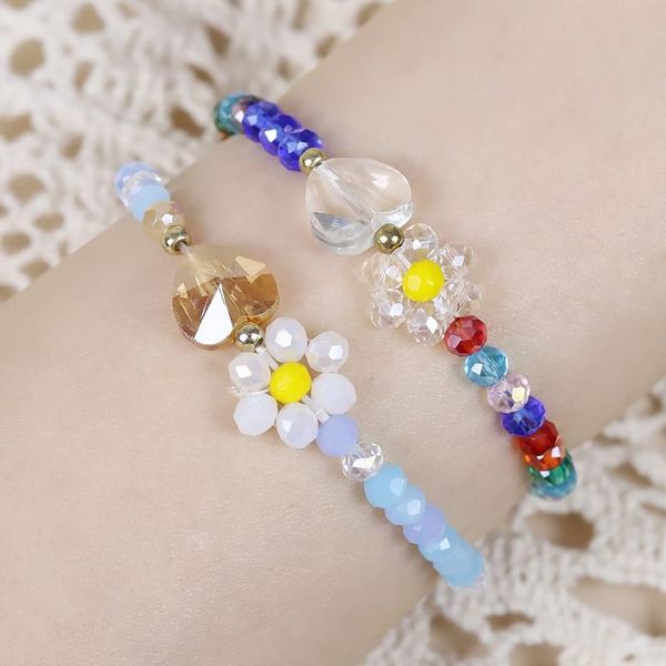 charm bracelets color flower beaded crystal bracelet ins niche design simple forest wild hand student girlfriend cute jewelry, Golden;silver
charm bracelets color flower beaded crystal bracelet ins niche design simple forest wild hand student girlfriend cute jewelry, Golden;silver