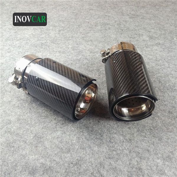 motorcycle exhaust system 1 piece in 63mm out 92mm with m logo glossy carbon fiber car single tail muffler pipes for m2 m3 m4
motorcycle exhaust system 1 piece in 63mm out 92mm with m logo glossy carbon fiber car single tail muffler pipes for m2 m3 m4