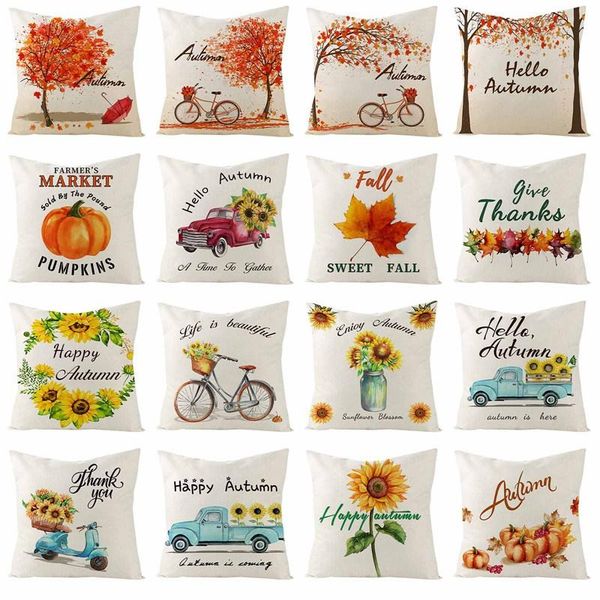 pillow case thanksgiving day covers pumpkin truck harvest rustic art decor cushion cover sofa home fall autumn farm 45x45cm
pillow case thanksgiving day covers pumpkin truck harvest rustic art decor cushion cover sofa home fall autumn farm 45x45cm