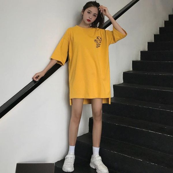 2021 summer cute letter printing t-shirt korean style short sleeve tee harajuku kawaii loose yellow tshirt women's t-shirts, White
2021 summer cute letter printing t-shirt korean style short sleeve tee harajuku kawaii loose yellow tshirt women's t-shirts, White