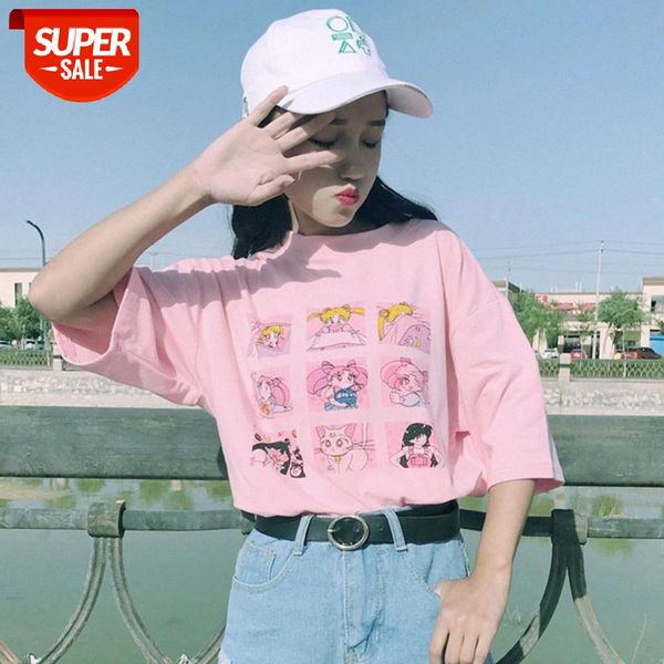 sunfiz yf harajuku kawaii sailor moon graphic tee women summer japanese cute style tshirt schoolgirl lolita clothes #ob6u, White 
sunfiz yf harajuku kawaii sailor moon graphic tee women summer japanese cute style tshirt schoolgirl lolita clothes #ob6u, White