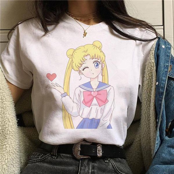 new sailor moon fashion summer short sleeve women t shirts harajuku t shirt women clothes cute kawaii female tees, White
new sailor moon fashion summer short sleeve women t shirts harajuku t shirt women clothes cute kawaii female tees, White