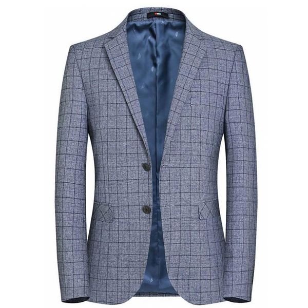 men's suits & blazers brand designs mens gray plaid blazer men slim fit homens groom wedding dress suit jacket fashion casual coat, White;black
men's suits & blazers brand designs mens gray plaid blazer men slim fit homens groom wedding dress suit jacket fashion casual coat, White;black