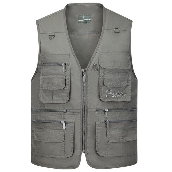 men's vests autumn middle-aged men cotton vest large size waistcoat multi-pocket pography fishing casual sleeveless jacket zipper thin, Black;white
men's vests autumn middle-aged men cotton vest large size waistcoat multi-pocket pography fishing casual sleeveless jacket zipper thin, Black;white