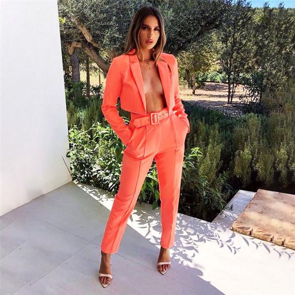 two piece dress office women sets 2021 casual blazer pant suits long sleeve crop and high waist trousers matching outfits, White
two piece dress office women sets 2021 casual blazer pant suits long sleeve crop and high waist trousers matching outfits, White
