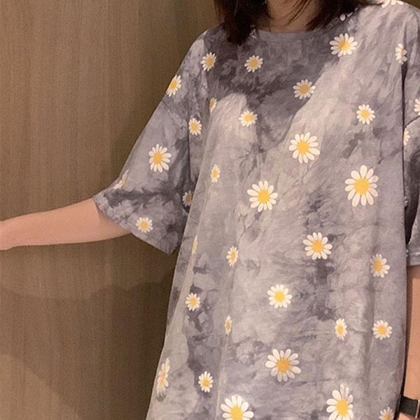 small daisies printed t shirt 2021 summer round neck short sleeve loose tee ladies korean style tshirt wdc5144, White
small daisies printed t shirt 2021 summer round neck short sleeve loose tee ladies korean style tshirt wdc5144, White