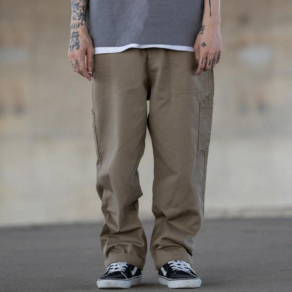 men's pants multi-pocket cargo men streetwear loose straight casual baggy pant mens wide leg canvas trousers work trouser, Black
men's pants multi-pocket cargo men streetwear loose straight casual baggy pant mens wide leg canvas trousers work trouser, Black