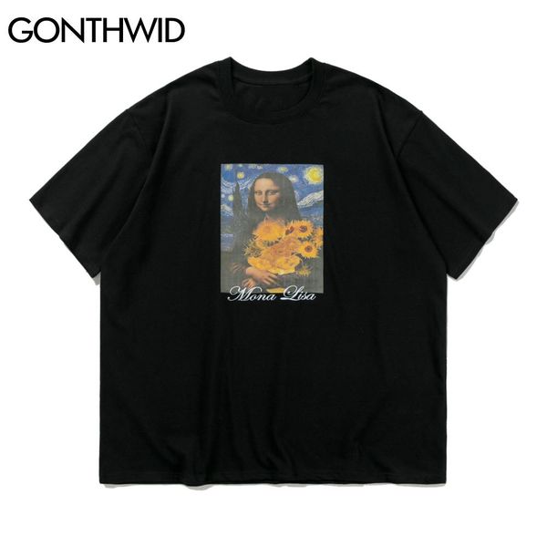 gonthwid tees shirts funny van gogh mona lisa sunflowers painting print tshirts streetwear hip hop harajuku short sleeve c0315, White;black
gonthwid tees shirts funny van gogh mona lisa sunflowers painting print tshirts streetwear hip hop harajuku short sleeve c0315, White;black