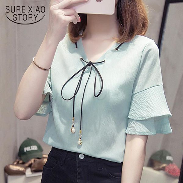 2021 women blouse shirt bow chiffon shirt solid office summer workwear elegant loose plus size blusas mujer de moda 4551 50, White
2021 women blouse shirt bow chiffon shirt solid office summer workwear elegant loose plus size blusas mujer de moda 4551 50, White