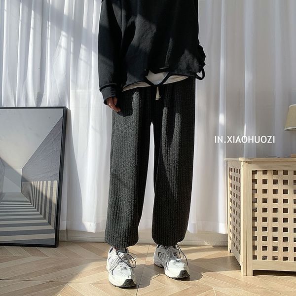 2021 spring wide-leg men's fashion retro solid color casual men streetwear straight pants mens trousers ttz8, Black
2021 spring wide-leg men's fashion retro solid color casual men streetwear straight pants mens trousers ttz8, Black