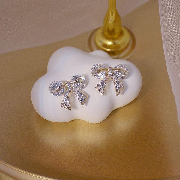 stud ins romantic delicate jewelry cubic zircon cz knot earrings for women 14k real gold cute small, Golden;silver
stud ins romantic delicate jewelry cubic zircon cz knot earrings for women 14k real gold cute small, Golden;silver