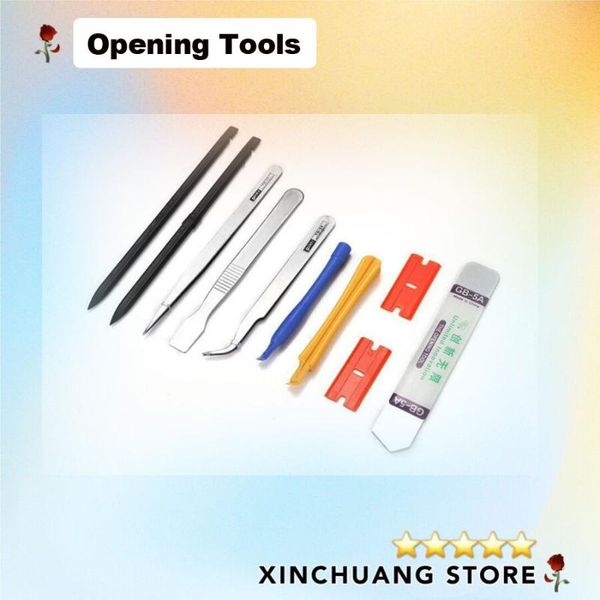 cell phone repairing tools 10pcs per set mobile repair opening pry spudger tweezer kit
cell phone repairing tools 10pcs per set mobile repair opening pry spudger tweezer kit