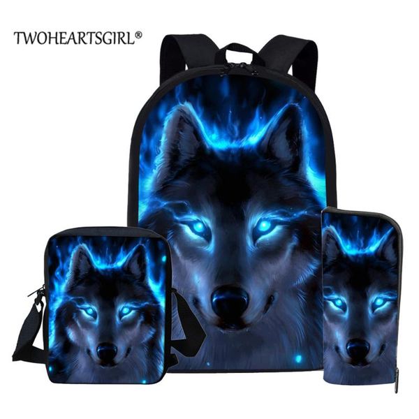 school bags twoheartsgirl cool wolf printed student for teenager boys kids bookbags 3d animal pen bag shoulder bags satchel 3in1
school bags twoheartsgirl cool wolf printed student for teenager boys kids bookbags 3d animal pen bag shoulder bags satchel 3in1