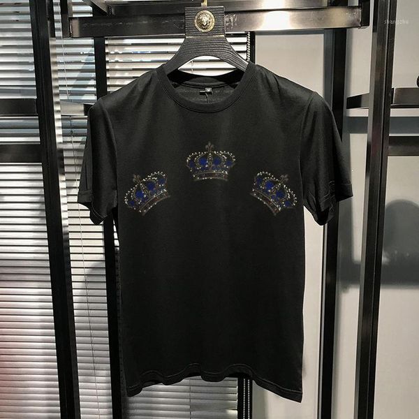 men's t-shirts crown rhinestone t-shirt short sleeve 4 color asian size m-5xl fashion, White;black
men's t-shirts crown rhinestone t-shirt short sleeve 4 color asian size m-5xl fashion, White;black