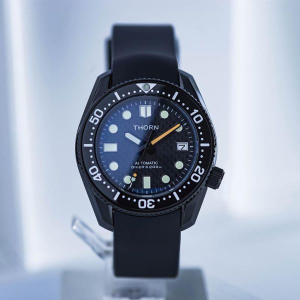 wristwatches thorn men's diver watch black pvd coated stainless steel case sapphire 42mm nh35 automatic movement 200m waterproof super, Slivery;brown
wristwatches thorn men's diver watch black pvd coated stainless steel case sapphire 42mm nh35 automatic movement 200m waterproof super, Slivery;brown