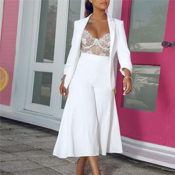 2021 new white 2 piece sets office lady blazer with pantskirt suit sashes elegant women jackets trousers wide leg culottes modest fashion 59, Black;gray
2021 new white 2 piece sets office lady blazer with pantskirt suit sashes elegant women jackets trousers wide leg culottes modest fashion 59, Black;gray