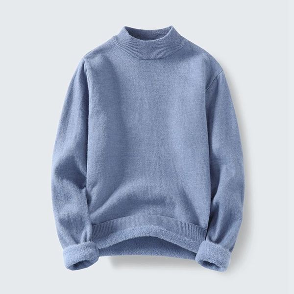 men's sweaters faux mink knitted for men autumn fashion trends fleece slim pullover teen basic solid crewneck clothing streetwear, White;black
men's sweaters faux mink knitted for men autumn fashion trends fleece slim pullover teen basic solid crewneck clothing streetwear, White;black