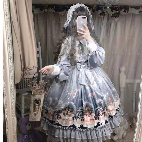 luxury casual dresses skirt edition daily princs flower wedding set of lovely lolita factory self long sleeve drs, Black;gray
luxury casual dresses skirt edition daily princs flower wedding set of lovely lolita factory self long sleeve drs, Black;gray