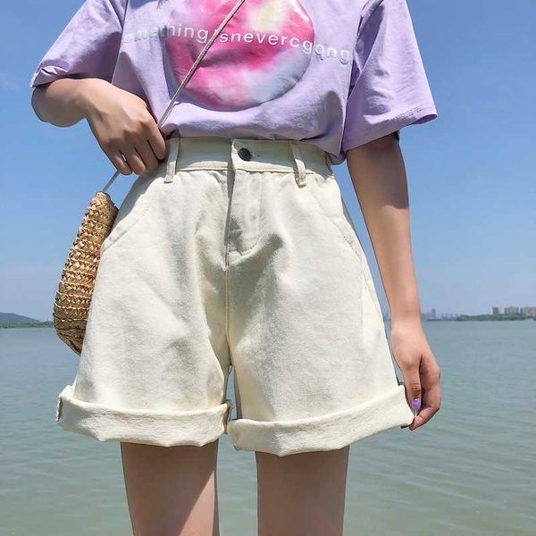 summer ulzzang harajuku female korean leisure chic loose wide leg fashion solid color shorts 210608, White;black
summer ulzzang harajuku female korean leisure chic loose wide leg fashion solid color shorts 210608, White;black