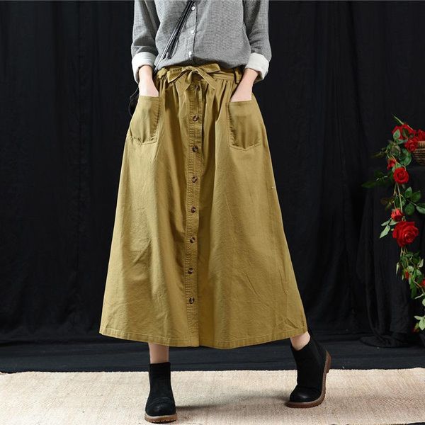 skirts women skirt solid color button 2021 spring summer fashion a line single-breasted elastic waist vintage, Black
skirts women skirt solid color button 2021 spring summer fashion a line single-breasted elastic waist vintage, Black