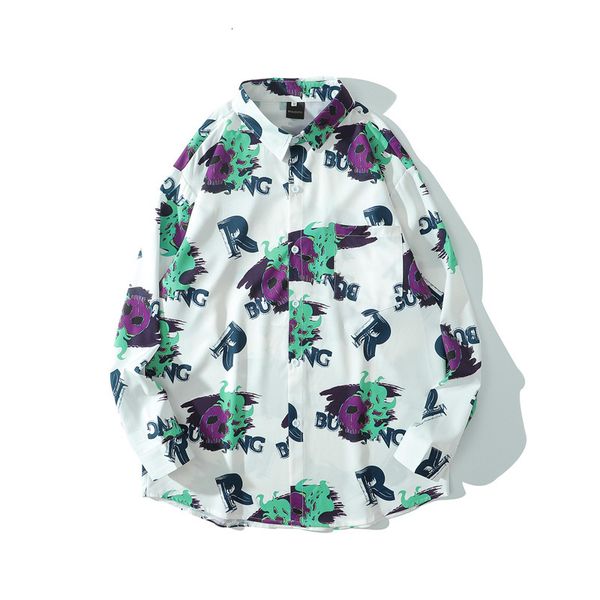 2021 man hawaiian joker autumn new skulls printed shirt mens women long sleeve oversized turn-down collared shirts iyo7, White;black
2021 man hawaiian joker autumn new skulls printed shirt mens women long sleeve oversized turn-down collared shirts iyo7, White;black