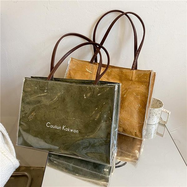 evening bags casual waterproof kraft paper women handbags designer letters shoulder vintage dupont large tote big shopper purses
evening bags casual waterproof kraft paper women handbags designer letters shoulder vintage dupont large tote big shopper purses