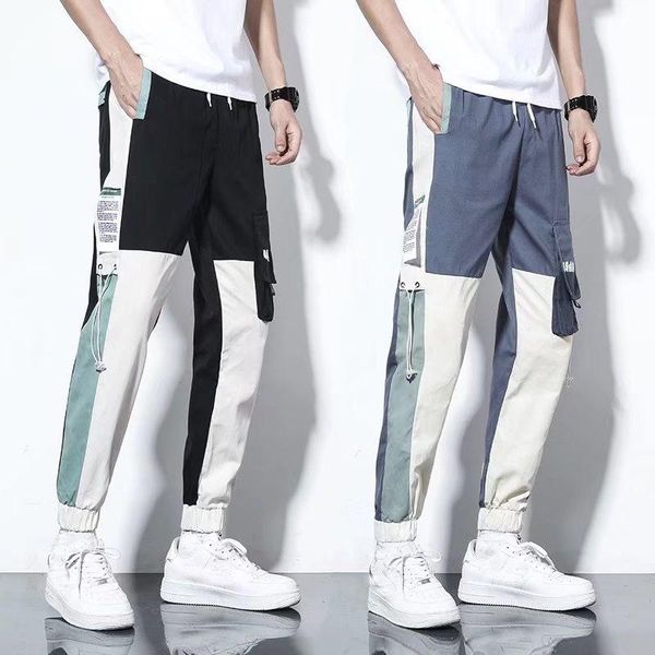 men's cargo pants new korean casual sweatpants harajuku ankle length harem pants pockets sweat joggers trousers man, Black
men's cargo pants new korean casual sweatpants harajuku ankle length harem pants pockets sweat joggers trousers man, Black
