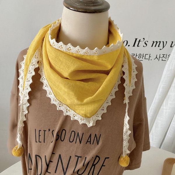 scarves 2021 autumn children's cotton linen boys girls baby korean lace wool ball triangle scarf solid color decorative warm f92, Blue;gray
scarves 2021 autumn children's cotton linen boys girls baby korean lace wool ball triangle scarf solid color decorative warm f92, Blue;gray