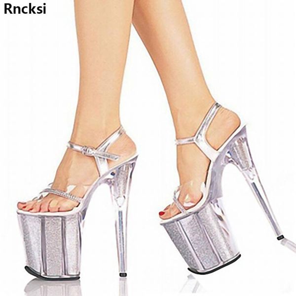 sandals rncksi pole dancing shoes 20 cm high heels transparent platform thin model women's, Black
sandals rncksi pole dancing shoes 20 cm high heels transparent platform thin model women's, Black