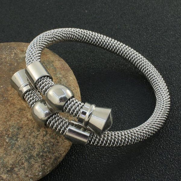 bangle personality simple stainless steel jewelry silver color cuff bangles bryz110, Black
bangle personality simple stainless steel jewelry silver color cuff bangles bryz110, Black