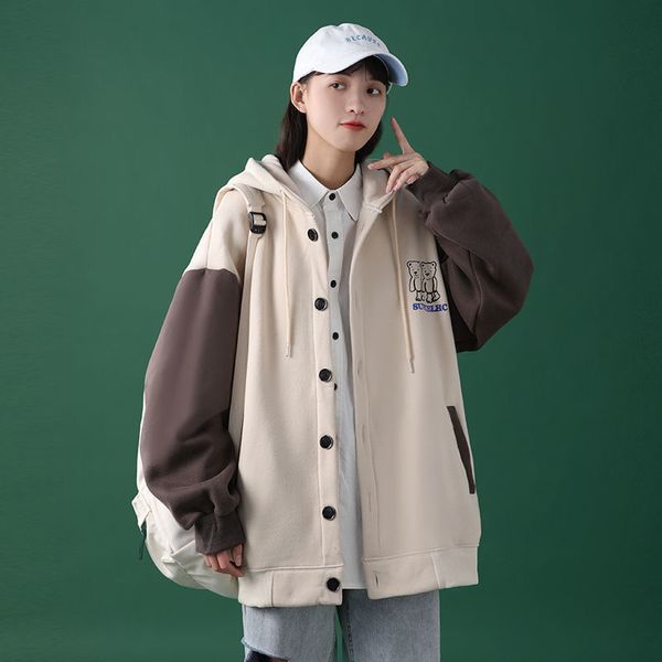 women's jackets jaqueta bridgewater casaco feminino primavera outono inverno moletom suéter com capuz manga comprida plus size uniforme, Black;brown
women's jackets jaqueta bridgewater casaco feminino primavera outono inverno moletom suéter com capuz manga comprida plus size uniforme, Black;brown