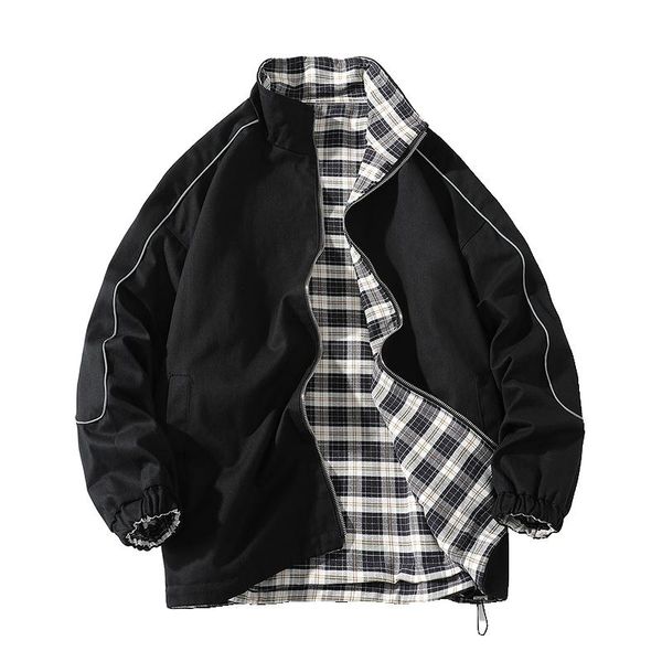 men's jackets 2021 hooded jacket fashion autumn casual streetwear zipper coat male outwear windbreaker, Black;brown
men's jackets 2021 hooded jacket fashion autumn casual streetwear zipper coat male outwear windbreaker, Black;brown