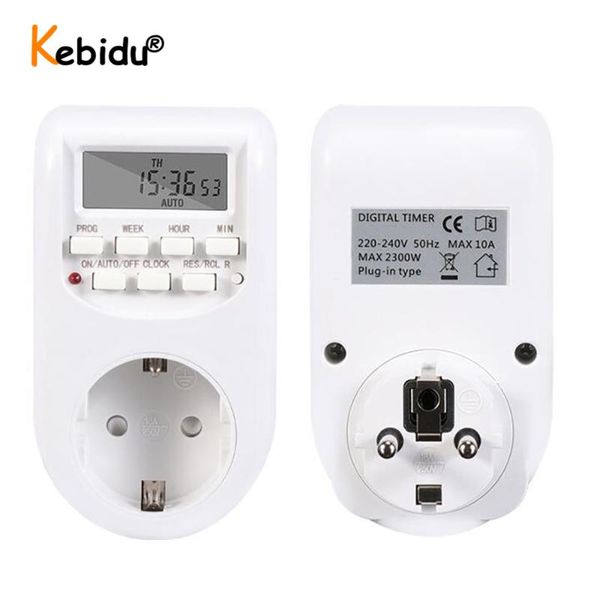 smart power plugs eu plug digital timer socket switch energy saving 230v ac adjustable programmable setting of clock/on/off time
smart power plugs eu plug digital timer socket switch energy saving 230v ac adjustable programmable setting of clock/on/off time