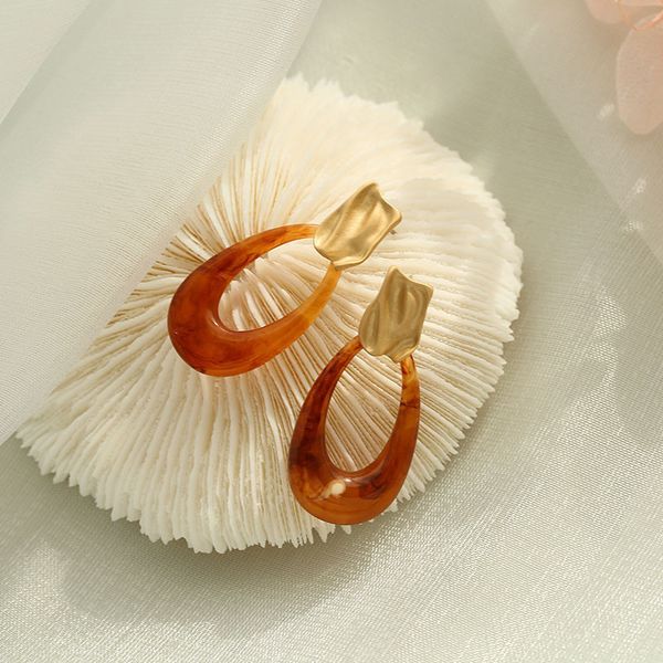 aaa designer jewelry resin oval temperament acetic acid metal new s925 silver needle advanced earrings, Golden;silver
aaa designer jewelry resin oval temperament acetic acid metal new s925 silver needle advanced earrings, Golden;silver