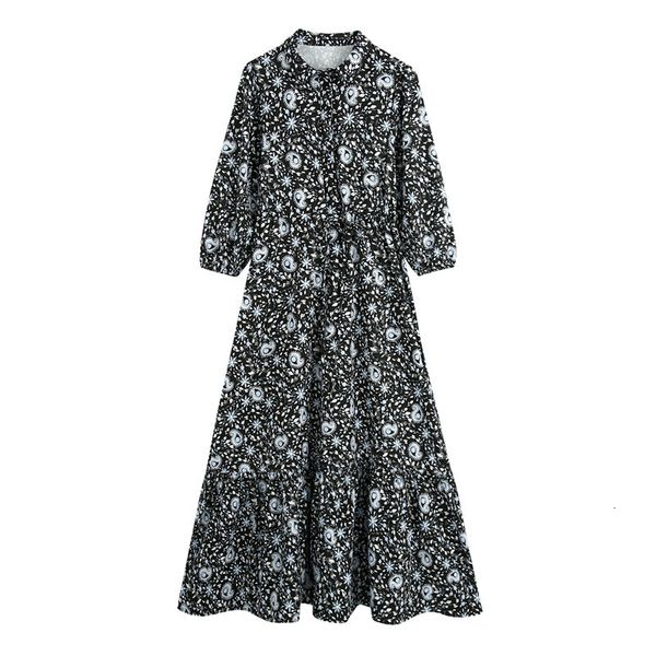2021 new women vintage flower print long autumn casual three quarter sleeve draped maxi ladies elegant slim midi yiqd, Black;gray
2021 new women vintage flower print long autumn casual three quarter sleeve draped maxi ladies elegant slim midi yiqd, Black;gray