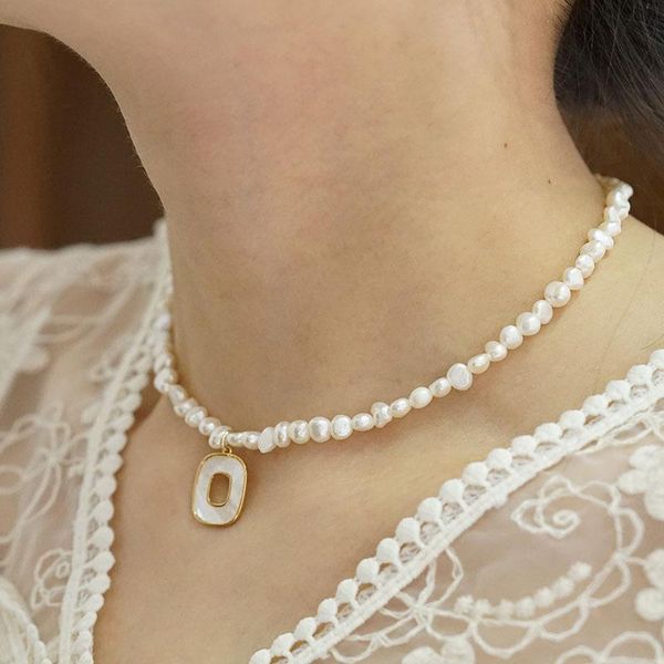 chokers elegant freshwater pearl chain hollow shell pendant necklace for women girls flower choker wedding party jewelry, Golden;silver
chokers elegant freshwater pearl chain hollow shell pendant necklace for women girls flower choker wedding party jewelry, Golden;silver