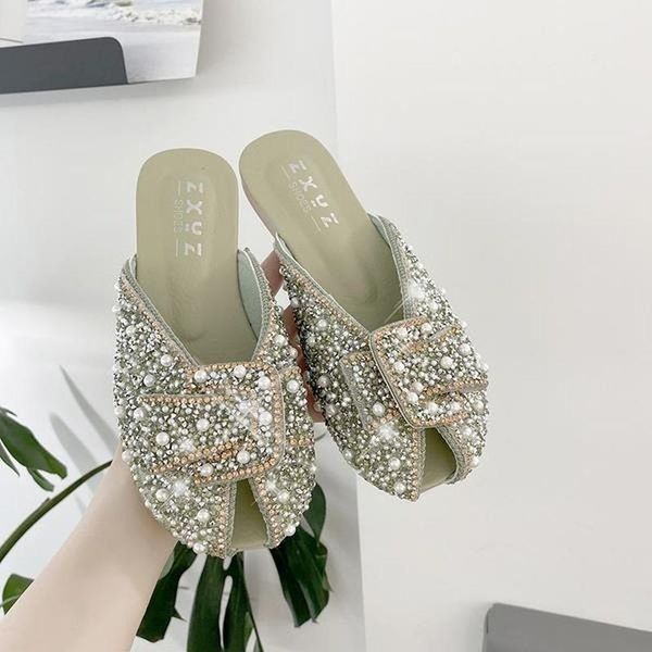 women's shoes new slippers flat peep toe string bead slides fashion low soft 2021 luxury pu rome rubber women's flat shoes, Black
women's shoes new slippers flat peep toe string bead slides fashion low soft 2021 luxury pu rome rubber women's flat shoes, Black