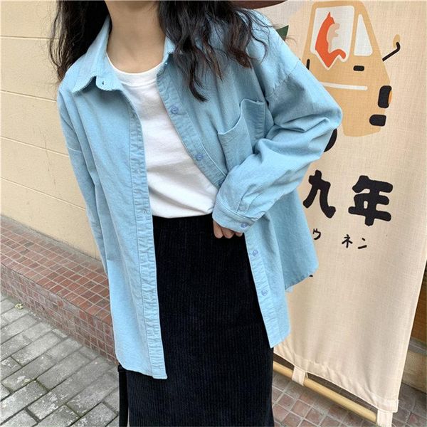 women's blouses & shirts hzirip brief 2021 women outwear minimalist spring loose solid chic casual office lady pockets all match stylis, White
women's blouses & shirts hzirip brief 2021 women outwear minimalist spring loose solid chic casual office lady pockets all match stylis, White