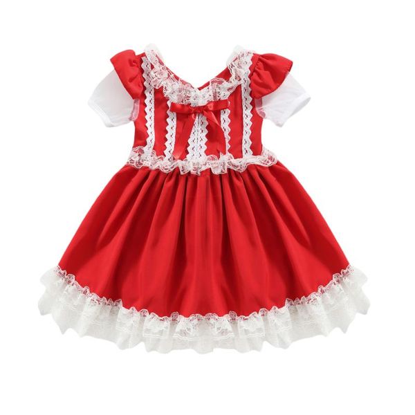 girl's dresses summer little kids girls princess dress, toddlers sweet style lace splicing bow decoration mesh short sleeve formal gown, Red;yellow
girl's dresses summer little kids girls princess dress, toddlers sweet style lace splicing bow decoration mesh short sleeve formal gown, Red;yellow